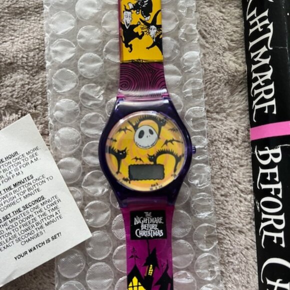 Nightmare Before Christmas Burger King Digital Promo Watch Purple 90s - Picture 3 of 3